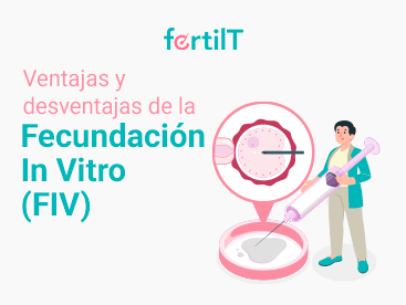 Portada de artículo con animación de extracción y fertilización de óvulo