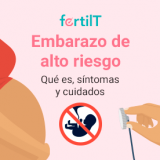 Portada mini con una mujer embarazada de alto riesgo