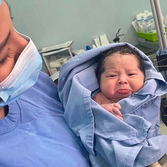 Parto atendido en Clínica de Fertilidad Fertilt