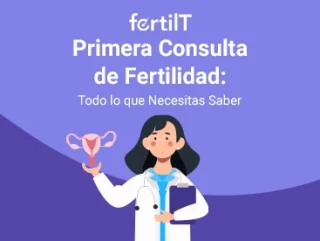 representación gráfica de una especialista en fertilidad